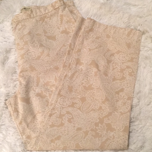 Eddie Bauer Pants - Eddie Bauer Cream and White Pants